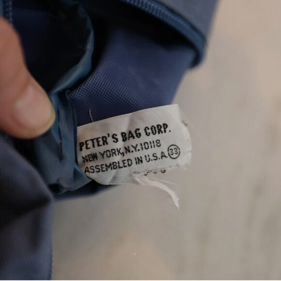 VINTAGE Care Bears Blue Rainbow DUFFLE BAG Peter’s Bag Corp/American Greetings - Picture 9 of 10